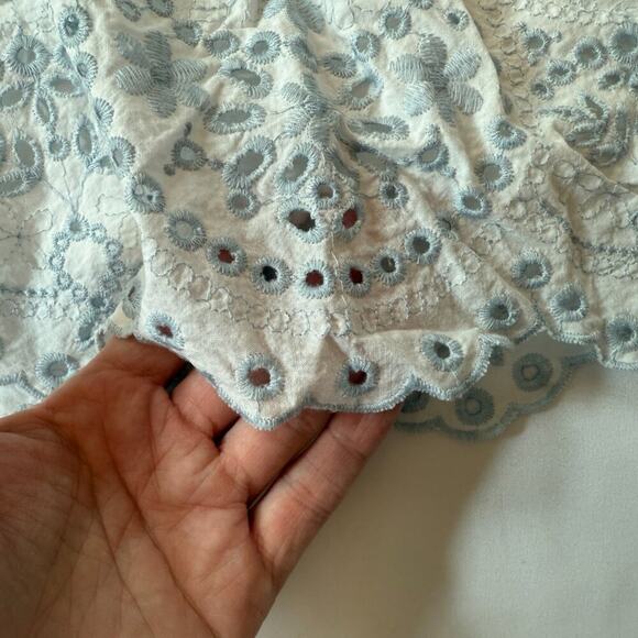 Antonio Melani x Born on Fifth Constance Embroidered Eyelet Puff Sleeve Sz 8 - Picture 11 of 15